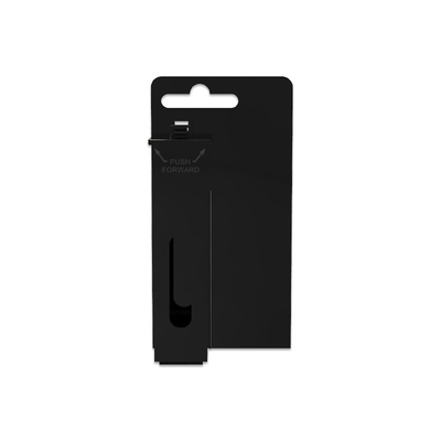 Black Blister Vape Packaging Box Child Proof Lock For 0.5ml Glass Tank Cartridge