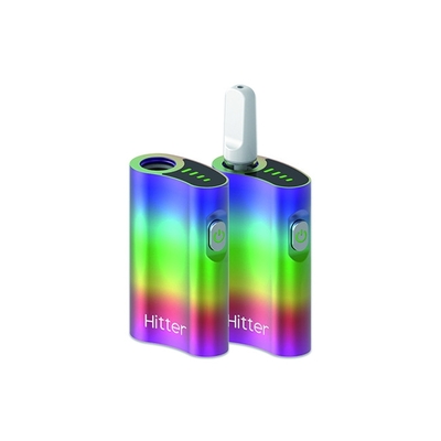 Adjustable Voltage CBD Vape Battery Metal Curved Chamber Preheat 550mah 4.2V