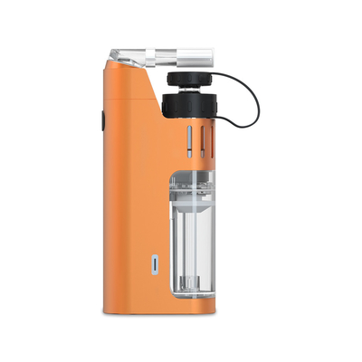 Portable Glass Tip Concentrate Vaporizer Pen With Curved Glass Mouthpiece