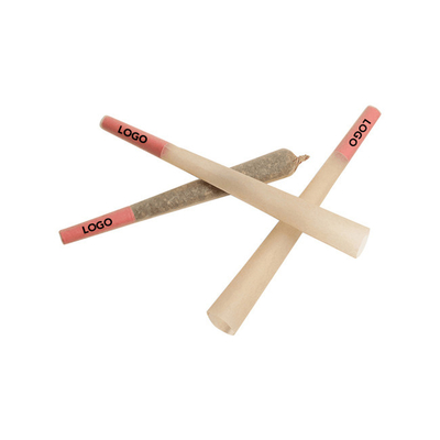 Brown Rice Paper Pre Roll Cone Slow Burning 84mm 98mm ROHS Approved