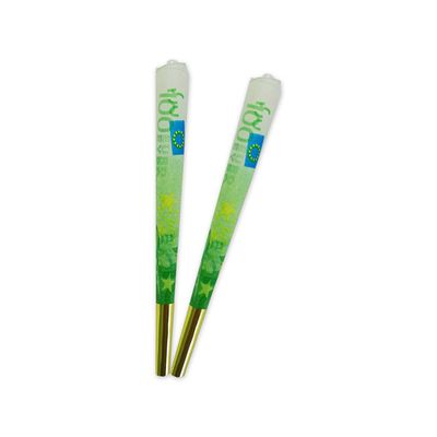 Brown Rice Paper Pre Roll Cone Slow Burning 84mm 98mm ROHS Approved