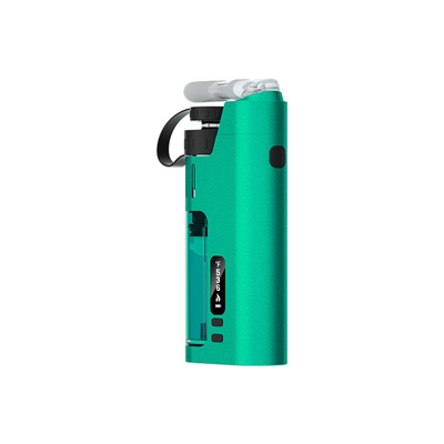 Portable Glass Tip Concentrate Vaporizer Pen With Curved Glass Mouthpiece