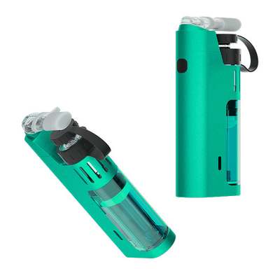 Full Quartz Chamber Wax Vaporizer Pen Box Mod 2 In 1 Smart E Rig 3000mah