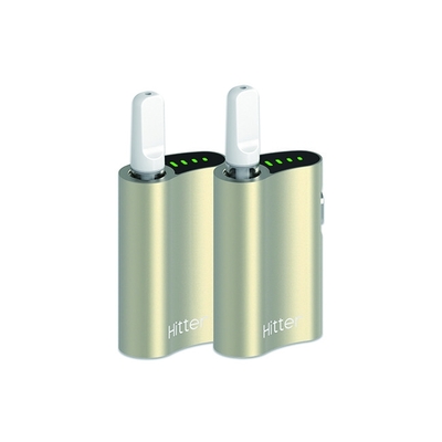 Adjustable Voltage CBD Vape Battery Metal Curved Chamber Preheat 550mah 4.2V