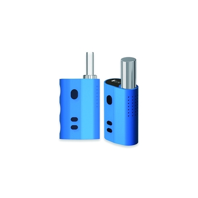 Mini Portable Dry Herb Vaporizer Haptic Feedback With Glass Mouthpiece