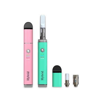 Quartz Coil Preheat CBD Vape Pen 500mah 510 Thread Atomizer 4.3V
