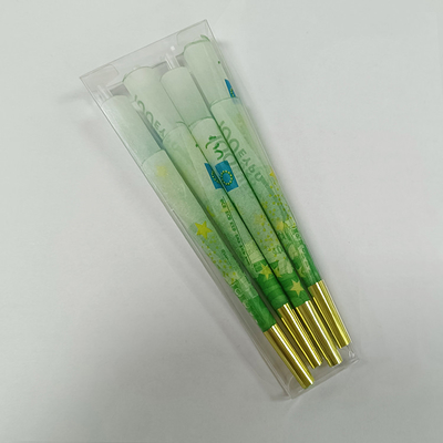 Private Logo Printed Hemp Pre Roll Cone Brown White 30mm Filter