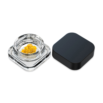 Small Wax Glass Dab Jars Concentrate Container 5ml 7ml 10ml Food Grade